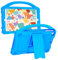 JOGUIIA Funda para iPad Mini 5/4/3/2/1, funda de silicona premium para Apple iPad de 7.9 pulgadas Mini 5ª/4ª/3ª/2ª/1ª generación con asa de soporte integrada (azul)