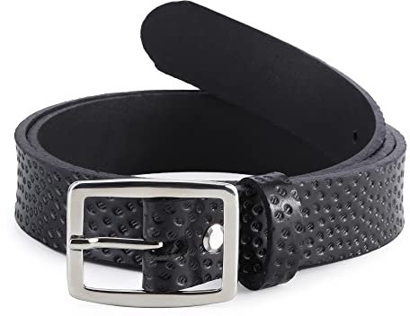 Merry Style Damen Gürtel Ledergürtel D41 (Schwarz-4, 95 cm (Gesamtlänge 110 cm))