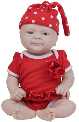 IVITA Ganzkörper Silikon Reborn Baby Puppe Offener Mund Neugeborene Babypuppe Zwillinge Babypuppe Weiche Babypuppe Kann Schnuller Fressen Unbemalte Puppe Mädchen