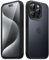JETech Matte Case for iPhone 15 Pro 6.1-Inch, Shockproof Military Grade Drop Protection, Frosted Translucent Back Phone Cover, Anti-Fingerprint (Black)