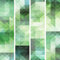murando PREMIUM PURO Tapete Realistische Tapete ohne Rapport und Versatz 10m Vlies Tapetenrolle Wandtapete modern design Fototapete geometrisch grün f-A-0673-j-b