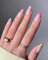 JUSTOTRY 24 Pcs Regenbogen French Nägel Zum Aufkleben Oval Kurz,Farbe Press on Nails mit Kleber,Klassisch Mandel Kunstnägel Fake Nails Mittel für Nails Art,Fingernägel zum Aufkleben für Frauen