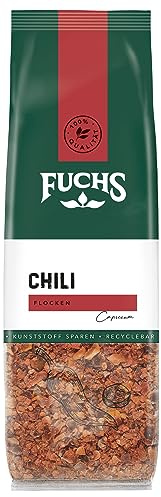 Fuchs Gewürze - Chiliflocken im recyclebaren Nachfüllbeutel - 50 g