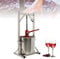 22L Fruchtpresse Weinpresse Edelstahl Manuelle Trauben-/Apfelpresse mit Hydraulik Obstpresse Beerenpresse Gemüsepresse Saftpresse Gewerbliche Multifunktions-Edelstahl-Entsafter für Lebensmittel