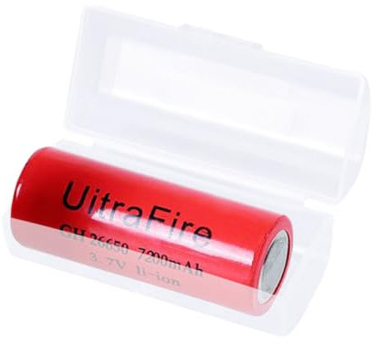 4 Pièces 26650 Organisateur de Stockage de Batterie Stockage de la Batterie étui Rigide pour Batterie 26650 Compartiment des Piles Boîtier de Batterie Boîte de Rangement