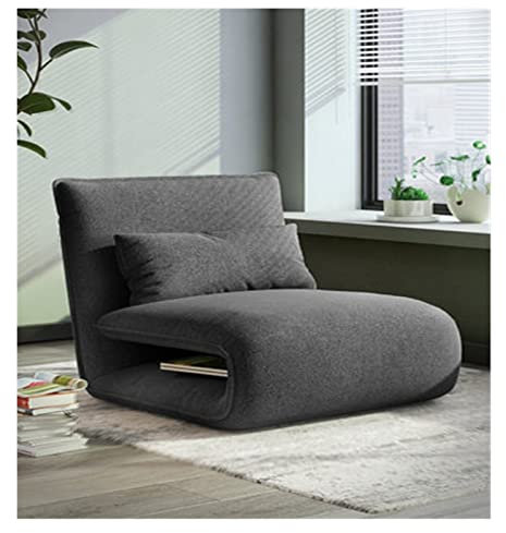CoByda Foldable Lazy Sofa: Soft Reading Chair for Balcony, Bay Window, and Tatami