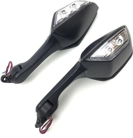 BUTUFYTR Lenkerendenspiegel Für Kawa&saki ZX10R 2011-2015 Motorrad Rückspiegel Blinker Licht Rückspiegel