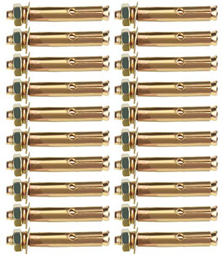 CTRSM Ankerschrauben, Expansionsschraubenbolzen, Expansionsbolzen – Sechskantbolzenhülse, Betonanker, externer Expansionsbolzen, M16 x 200/1 Stück(Color:M6*70/20 Pieces)
