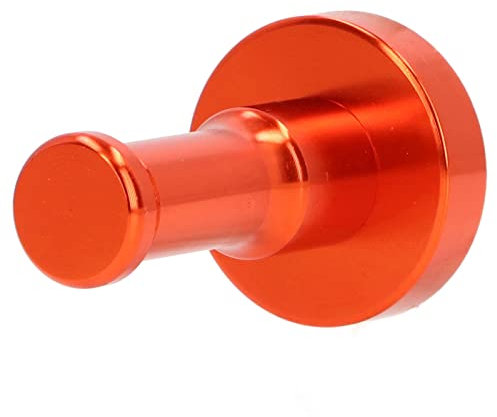 Qukaim Cintre mural rétro en aluminium pour salle de bain, porte-manteau mural pour balcon, cuisine, très résistant, orange