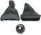 Konuooer Kit Schalthebel + Schaltknauf (5 Gänge) + Handbremsmanschette kompatibel mit Corsa C Tigra B Combo C (3 Stück) Schalthebelkopf Schaltmanschette