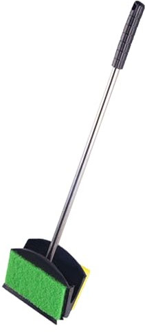 Aquarium Schwamm Reinigungsbürste, 36cm Aquarium Doppelseitig Reinigungsschwamm mit Griff, Aquarium Scheibenreiniger/Aquarium Algenentferner für Reinigen Von Aquariumglas
