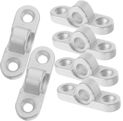 Gatuida 6pcs Stainless Steel Awning Eyelets for Rv Bottom Mounting Brackets for Awnings Robust Canopy Support Fittings Essential Camping Accessory for Secure Installation