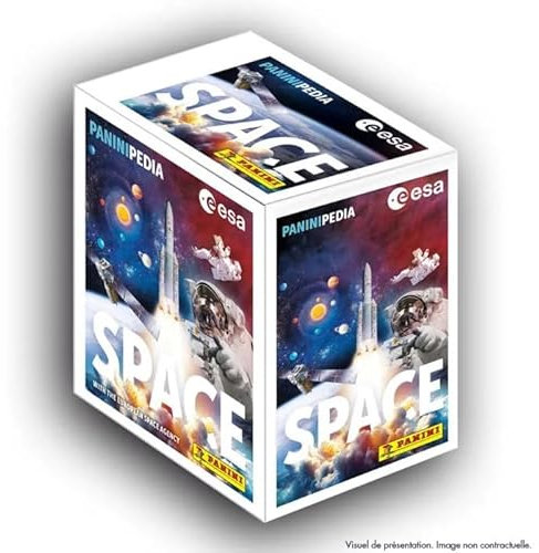 Panini Paninipedia Space Sticker – Astronomisches Wissen Für Groß und Klein (Box mit 36 Tüten)