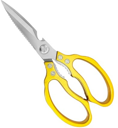SHUNCHG Küchenschere aus Edelstahl Scharfe Schere Küche Haushaltsschere Spülmaschinenfest Knochenschere Scheren Allzweckschere Kochschere Geflügel Gemüseschere