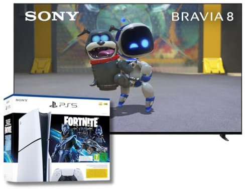 Sony BRAVIA 8 OLED 55 Zoll + Playstation®5-Konsole (Slim) – Fortnite®