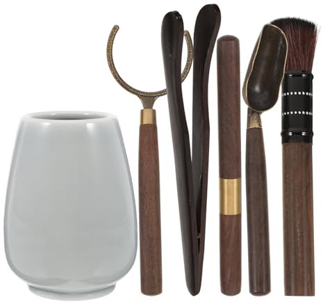 Ciieeo Teezeremonie-Flasche Mit 6 Werkzeugen Set Für Teepartys Teeflaschen-Ei Chinesisches Tee-Set Tee-utensilien