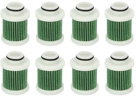 ZFQOOZD 8 Pezzi 6D8-WS24A-00 40-115Hp 4 Tempi Filtro del Carburante Adatto for Yamaha F40A F50 T50 F60 T60-motore a Benzina Filtro Marino fuoribordo ricambi Auto