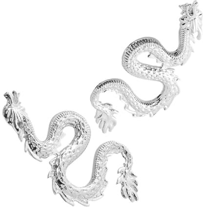 Ipetboom Boucles Oreilles Dragon Chinoises Pendantes Pour Femmes Bijoux Astrologique