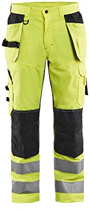Blaklader 15651811 Belüftete Hochsichthose, gelb/ schwarz, grootte C46
