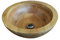 Lavabo de madera maciza de roble macizo.