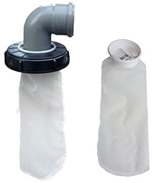 IBC Regenwasser Deckelfilter Regenwasserfilter DN 150 Bogen NW 70 89° + 1 Filter