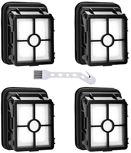 Leadaybetter Zubehör für Bissell Crosswave 3-in-1: 4 Stück 1866F Ersatzfilter für 17132, Nass- & Trockensauger und 2225N Pet Pro Filter