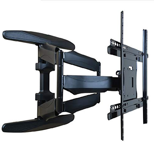 GSPDZJ The wall-mounted TV bracket can be rotated and tilted, and is used for a full-motion TV mounting frame for 32-80 inch TVs, with a maximum load of 69.8kg TV rack