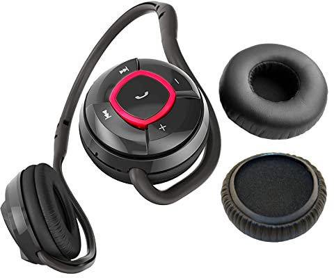 V-MOTA Ohrpolster kompatibel mit 66 Audio BTS Pro – BT kabellose Sportkopfhörer/PRO Voice BTS+Sport Bluetooth-Headset hinten hängend, Ersatz-Lederkissen, Reparaturteile (1 Paar)