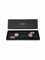 2 paires de baguettes de sushi faites main -Baguettes ESS japonaises - Vaisselle à sushis - Baguettes naturelles réutilisables bois noir et élégant (bois) (Wine Red)