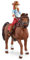 schleich HORSE CLUB | Hannah & Cayenne 42539 | bewegliche Mädchenfigur | mit Pferde Zubehör | tolles Geschenk für Mädchen und Jungen | Pferde Spielzeug ab 5 Jahren | 10 Teile | exklusiv bei Amazon