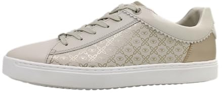 TOM TAILOR Schnürhalbschuhe für Damen, Farbe:Cream-Gold, Größe:42
