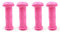 Winlauyet 2 Paar Fahrrad Gummi Lenker Griffe Lenkergriffe rutschfest Stoßfest für Kinderfahrrad Kinder Roller Scooter Geschenk (Rosa)