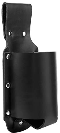 Cerveza De Cintura Hólster PU Cuero De Cuero Portable Botella De Vino Cinturón De Soporte Bolsas De Soporte De Lata Negro