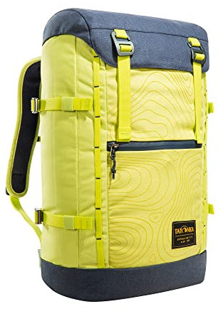Tatonka Daypack City Hiker 20l - Stylischer und PFC-freier Rucksack aus nachhaltigen Materialien und 20 Liter Volumen (lime curve)