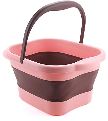 Appoo Bain Pieds Pliable - Baignoire trempage des Pieds avec Rouleaux Massage | Bassin Spa pour tremper la Fatigue, Aider à Dormir, Spa pour Les Pieds, adapté à la pédicure