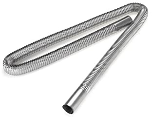 iSpchen Abgasschlauch Auspuffrohr 25mm/120cm Edelstahl Auspuff Abgasrohr Abgasschlauch für Stromerzeuger 25mm Standheizung Auspuff Schalldämpfer Auto Dieselheizung Abgasrohrleitungen