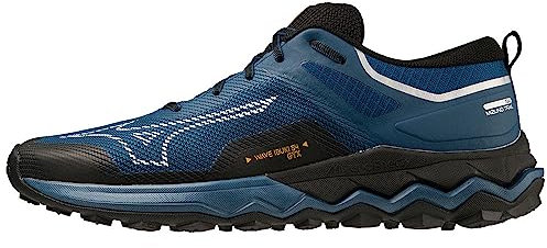 Mizuno Herren Wave Ibuki 4 GTX Laufen, Bopal Black Zinnia, 44 EU