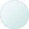 WIFESE Dessus de Table Rondee en Verre Trempé 400 mm Transparent Plateau de Table Durable Plateau Bureau pour Salle à Manger Restaurants Mariages Cafés Barbecues Fêtes Tables Basses