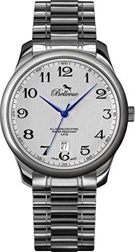 Bellevue Herren Analog-Digital Automatic Uhr mit Armband S0367629