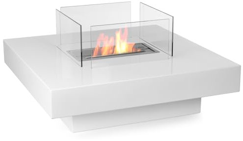 Moritz Ethanol Kamin Standkamin I Tisch Kamin I 35 x 70 x 70 cm Cube I 1,5 Liter Brenner I Bioethanol Kamin I Bio Ethanol Kaminofen Indoor Outdoor I Innen Außen I Bioethanol Brenner I Brennertopf