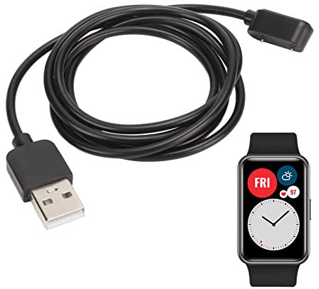 Caricabatterie Smart Watch Magnetico, Cavo di Ricarica USB per 7 Band 7 per Fit Mini Watch per 6 Band 6 Band 6 Pro per 6 Band 6 Band 6 Pro, per ES (Nero)
