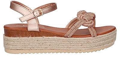 Sandali per Donna EXE P3584-71 STRASS ROSE GOLD size-map 40 EU
