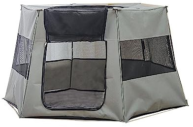 JISADER Katzenzelt Outdoor Wetterfest, Katzenhaus Indoor Waschbar, Faltbares Pet House Abnehmbar, Haustierbett Wegklappen, Katzenhöhle Weich Groß für kleine Hunde Haustiere Kaninchen, l