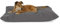 Doctor Bark Country Hundekissen Große Hunde Waschbar - Hundebett Weich - Liegekissen Kuschelig Pflegeleicht - GreenLabel (Country-Kissen - L, Grau)
