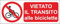 M-ITALY CARTELLO SEGNALETICO UNI - Vietato il transito alle biciclette - Adesivo Extra Resistente, Pannello in Forex, Pannello In Alluminio (30x12, Adesivo)