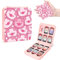 DLseego Switch Game Card Case for OLED/Lite/Switch - Adorable Animal Storage with 12 Game & 12 Micro SD Card Slots, Pink Pigs