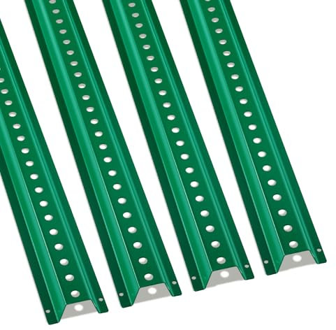 VEVOR Poteau pour Panneau de Signalisation 244 cm, Support pour Panneau de Signalisation Lot de 4, Poteau pour Porte-Affiche Profilé en U, pour Indiquer la Route, Sécurité Routière Parking, Vert