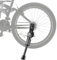 qhklew Fahrradständer, 14 Zoll Kinderfahrrad Ständer, Aluminiumlegierung Einstellbarer Kinder Bike Stand, Kinderfahrrad Einseitiger Stand, für Kinderfahrräder, Balance Bikes, Kleine Fahrräder