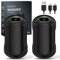 Handwärmer Elektrisch Split 2er-Pack,Wiederaufladbar Handwärmer USB,3 Heizmodi Tragbare Elektrischer Taschenwärmer für Outdoor im Winter 8000mAh,Handwärmer Wiederaufladbar für Outdoor Sport, Schwarz