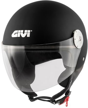 Casco Demi-Jet GIVI HPS 10.7 EVO - Nero opaco - Taglia L - CI0047 (M)